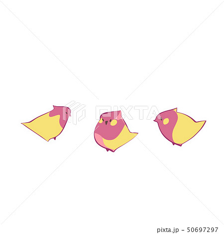 Little parrot stylized character. Isolated on white. Cute illustration. Little parrot stylized character. Isolated on white. Cute illustration. 50697297