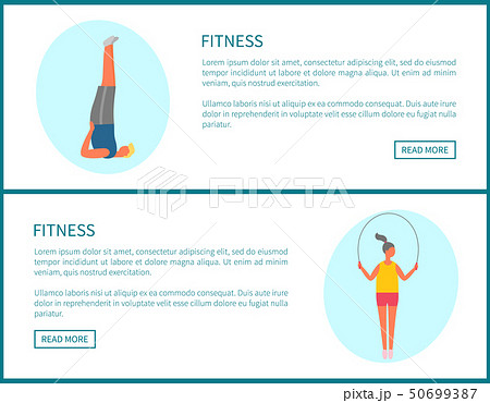 Fitness Activities of People, Active Lifestyle Set Fitness Activities of People, Active Lifestyle Set 50699387