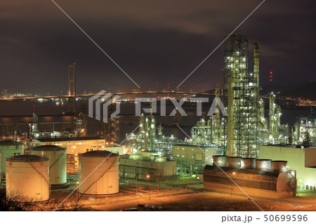 北海道室蘭市 工場夜景 50699596