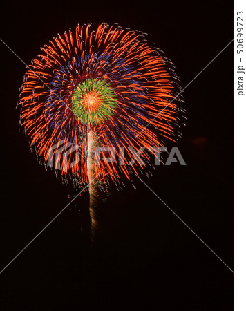 打ち上げ花火 一発 赤系 割物 打ち上げ花火 一発 赤系 割物 50699723