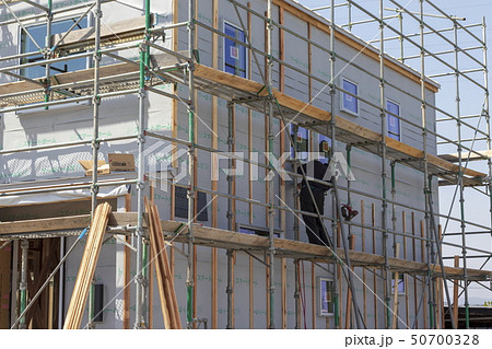 工事現場_建築工事 工事現場_建築工事 50700328