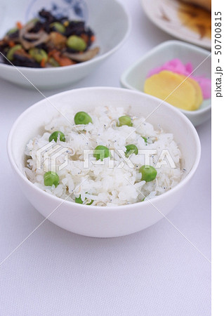 塩豆と釜揚げしらすご飯 50700815