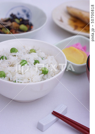 塩豆と釜揚げしらすご飯 50700818