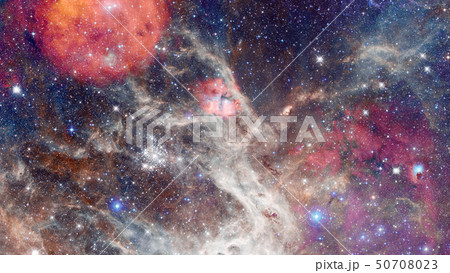 Nebula and stars in outer space. Elements of this Nebula and stars in outer space. Elements of this 50708023