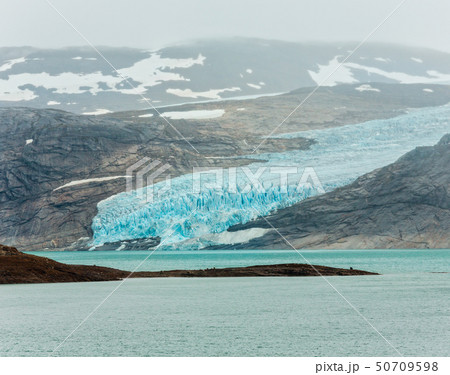 Lake Svartisvatnet and  Svartisen Glacier, Norway 50709598