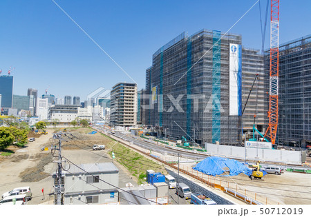 都市風景 東京 晴海フラッグ 2020東京五輪選手村 建設現場 2019年5月 都市風景 東京 晴海フラッグ 2020東京五輪選手村 建設現場 2019年5月 50712019