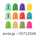前方後円墳☆カラフルアイコン 50712046