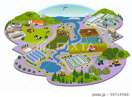 街並み3-Bイラスト 50714500