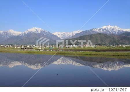 信濃大町の5月　山岳展望 50714767