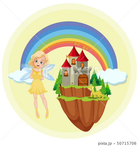 A fairy at the castle A fairy at the castle 50715706