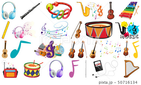 Set of music instrument Set of music instrument 50716134