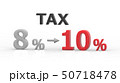 消費税　増税　８％から１０％　レンダリング 50718478