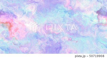 Cotton candy』水彩画 絵画 快く 