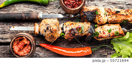 Kebabs - grilled meat Kebabs - grilled meat 50721694
