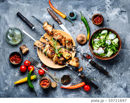 Shish kebab on stick Shish kebab on stick 50721697