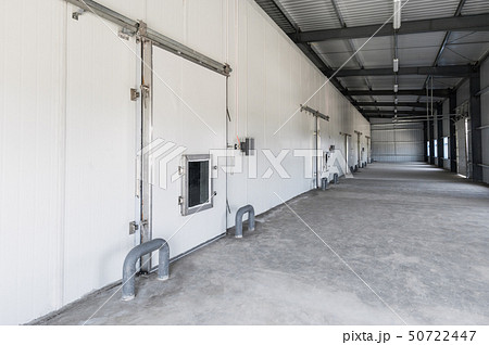 warehouse freezer in the factory 50722447