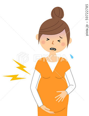 若い女性　ママ　陣痛 50722785