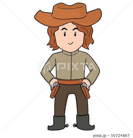 Vector Of Cowboyのイラスト素材