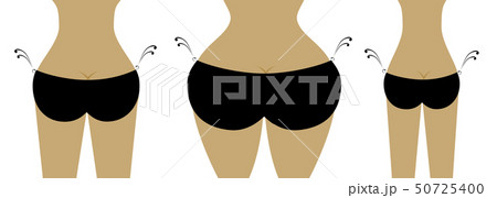 Bikini bottom for your design, view back Bikini bottom for your design, view back 50725400