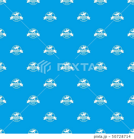 Ginger spice pattern vector seamless blue 50728714