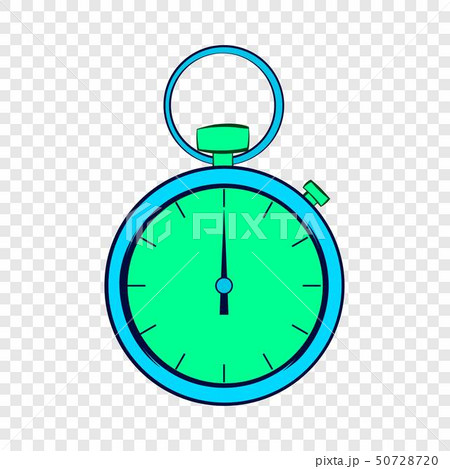 Pocket watch icon in cartoon style Pocket watch icon in cartoon style 50728720