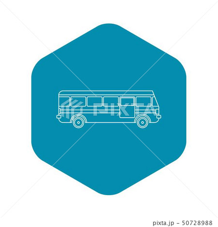 Bus icon, outline style Bus icon, outline style 50728988