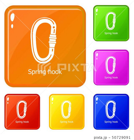 Carbine icons set vector color Carbine icons set vector color 50729091