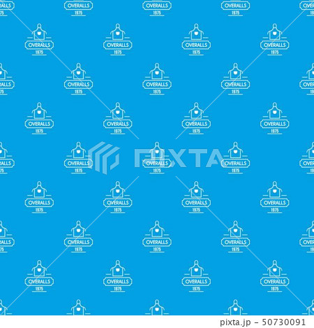Overalls pattern vector seamless blue Overalls pattern vector seamless blue 50730091