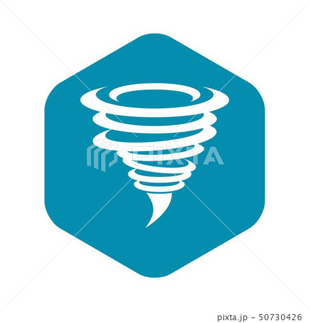 Tornado icon, simple style Tornado icon, simple style 50730426