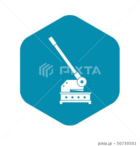 Cutting machine icon, simple style 50730501