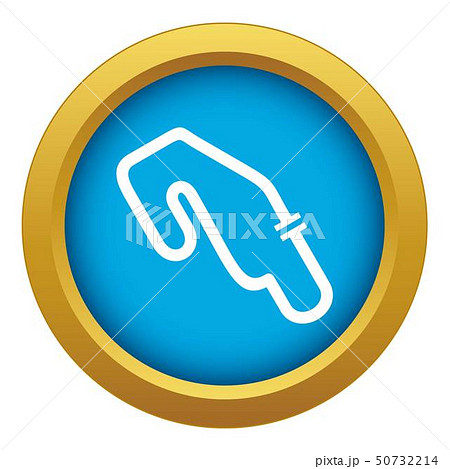 Race circuit icon blue vector isolated 50732214