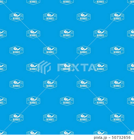 Berries pattern vector seamless blue 50732656