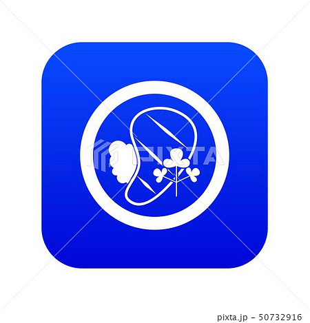 Steak icon digital blue Steak icon digital blue 50732916