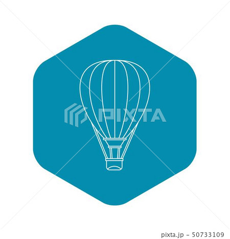 Air ballon icon, outline style 50733109