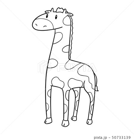 Vector Of Giraffeのイラスト素材 50733139 Pixta