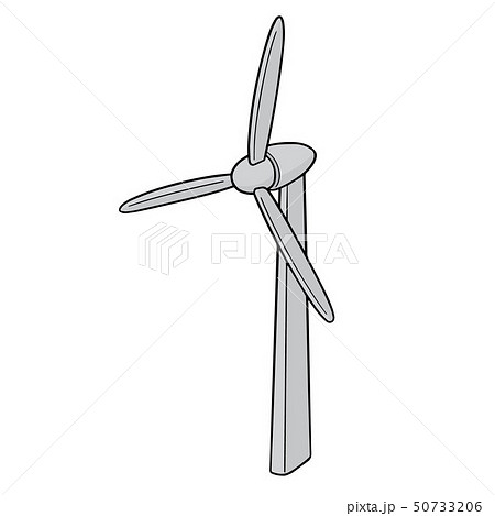 Vector Of Wind Turbineのイラスト素材