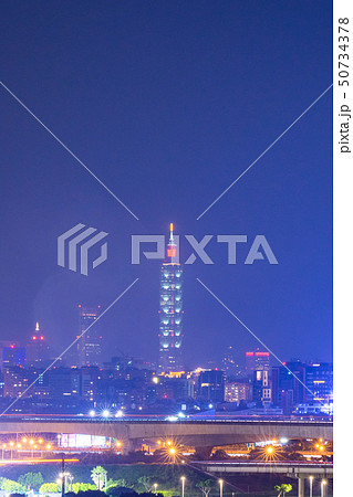 台湾・圓山大飯店からの夜景 50734378