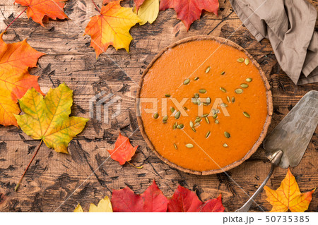 Homemade Pumpkin Pie 50735385