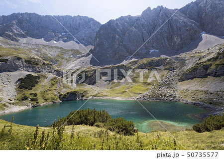 Mountain lake Drachensee, Austrian mountains   50735577