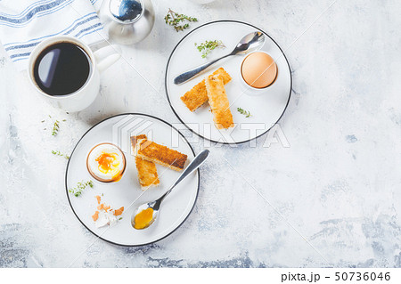 Soft boiled egg for breakfast Soft boiled egg for breakfast 50736046