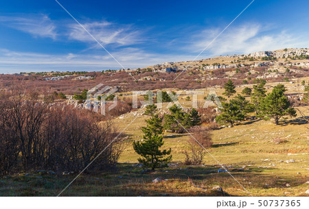 Late spring mountain landscape, Crimea Late spring mountain landscape, Crimea 50737365