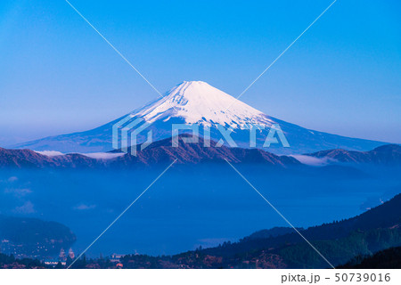 (神奈川県)雲海の箱根から望む、富士山 (神奈川県)雲海の箱根から望む、富士山 50739016