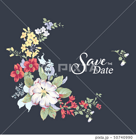 透明水彩 水彩画 花 50740990