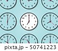 7時を表す時計 50741223