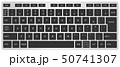 リアルな日本語キーボード（黒） 50741307