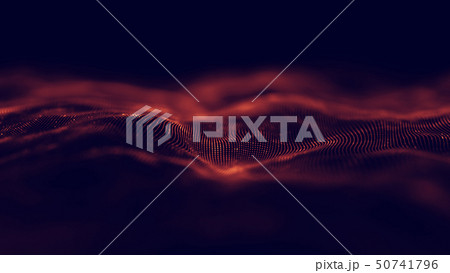 Music abstract background blue. Equalizer for music, showing sound waves with music waves, music 50741796