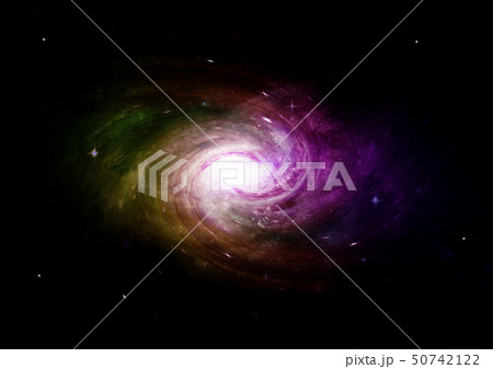 Stars, dust and gas nebula in a far galaxy Stars, dust and gas nebula in a far galaxy 50742122