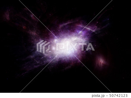 Stars, dust and gas nebula in a far galaxy Stars, dust and gas nebula in a far galaxy 50742123