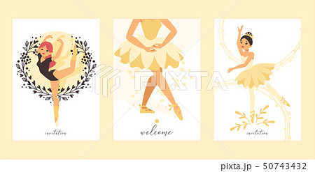 Ballet Dancer Vector Ballerina Woman Character のイラスト素材