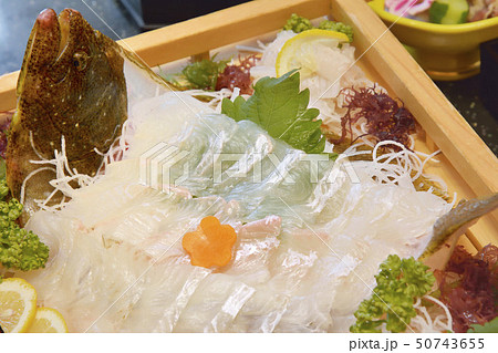 ヒラメ　姿造り 50743655